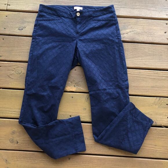 Lilly Pulitzer Navy Kelly Textured Skinny Jean - Picture 2 of 3